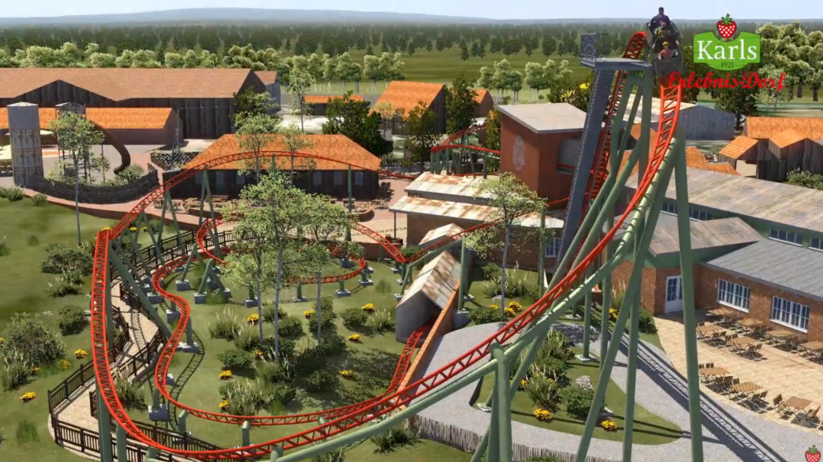 Achterbahn-Unglück auf Karls Erdbeerhof! Kinder hängen in 24 Meter Höhe fest!