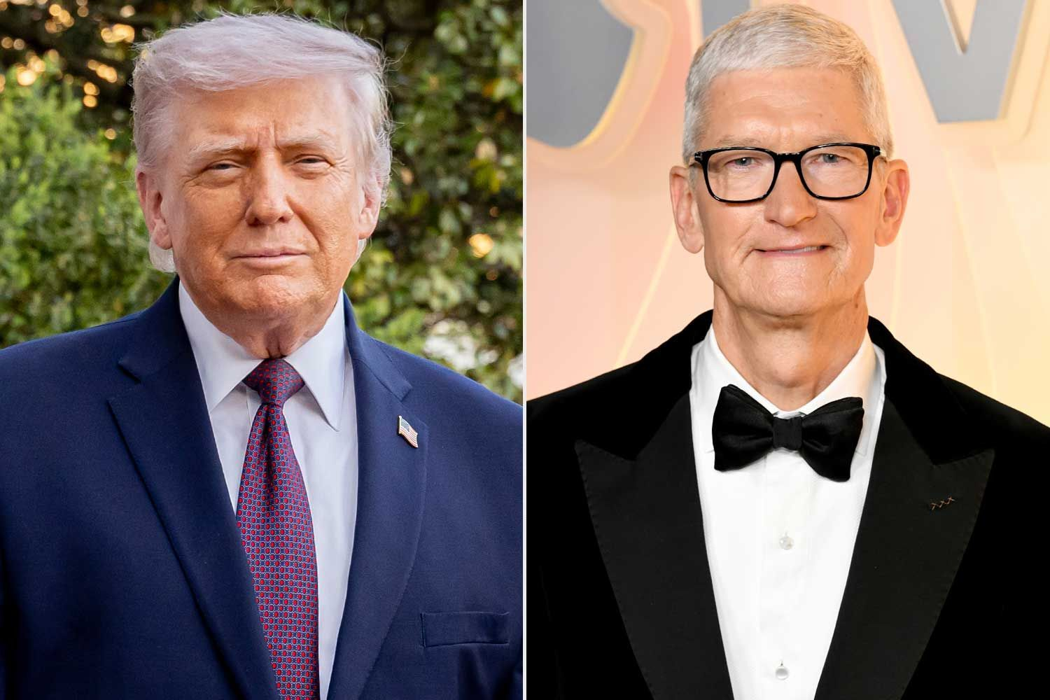 Trump Drops Fresh Praise After Tim Cook's Surprise CEO Exit
